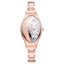 Montre de luxe élégante pour femmes avec bracelet en cuir