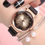Luxury Gradient Dial Women's Watch with Milan Strap