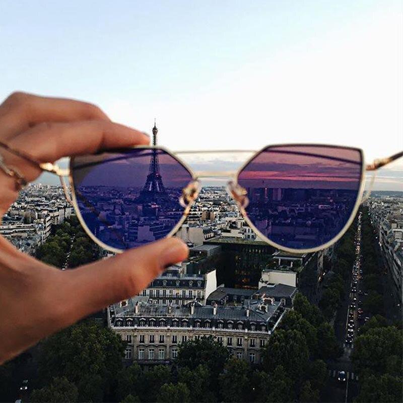 Luxury Vintage Cat Eye Sunglasses with UV400 Protection