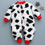 Mono de bebé coral para invierno - Jumpsuit infantil lindo y acogedor