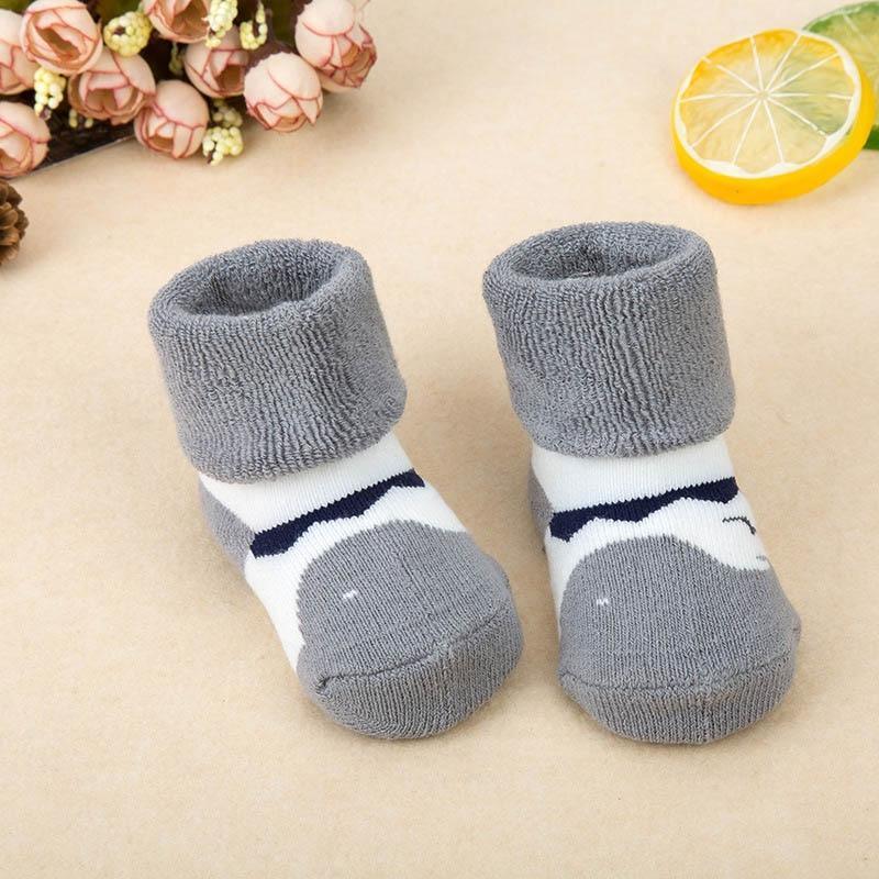 Calcetines Antideslizantes de Cartoon para Bebés Nuevos y Lindos