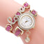 Montre à Quartz en Rhinestones de Luxe pour Femmes
