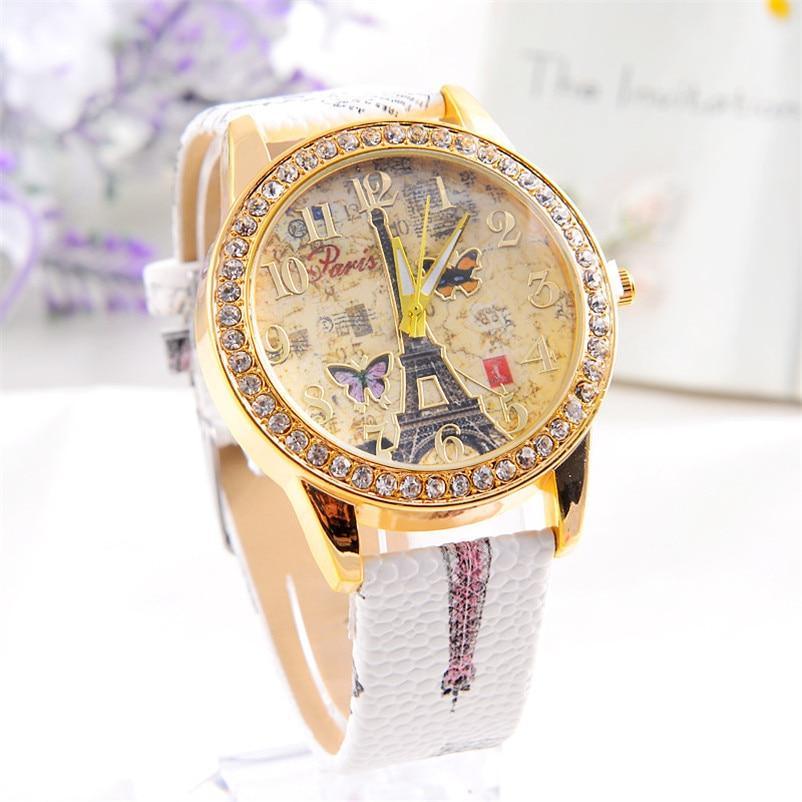 Montre Femme Papillon Style Parisien Élégante