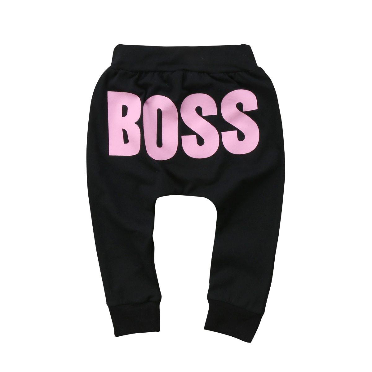 Modern Printed Baby BOSS Pants - Premium Cotton Trousers