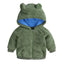 Winter Warm Cartoon Bear Hooded Jacket for Newborns