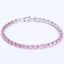 Elegant Cubic Zirconia Tennis Bracelet for Men and Women