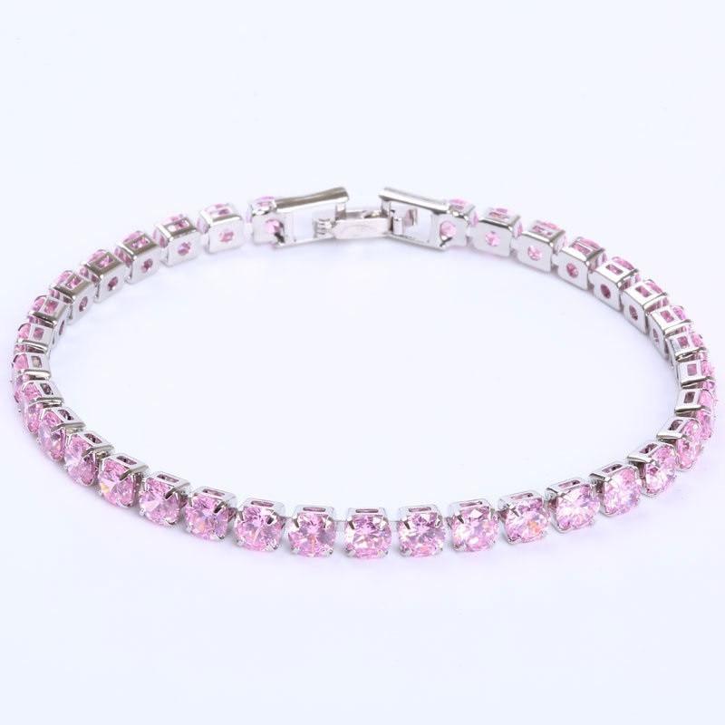 Elegant Cubic Zirconia Tennis Bracelet for Men and Women