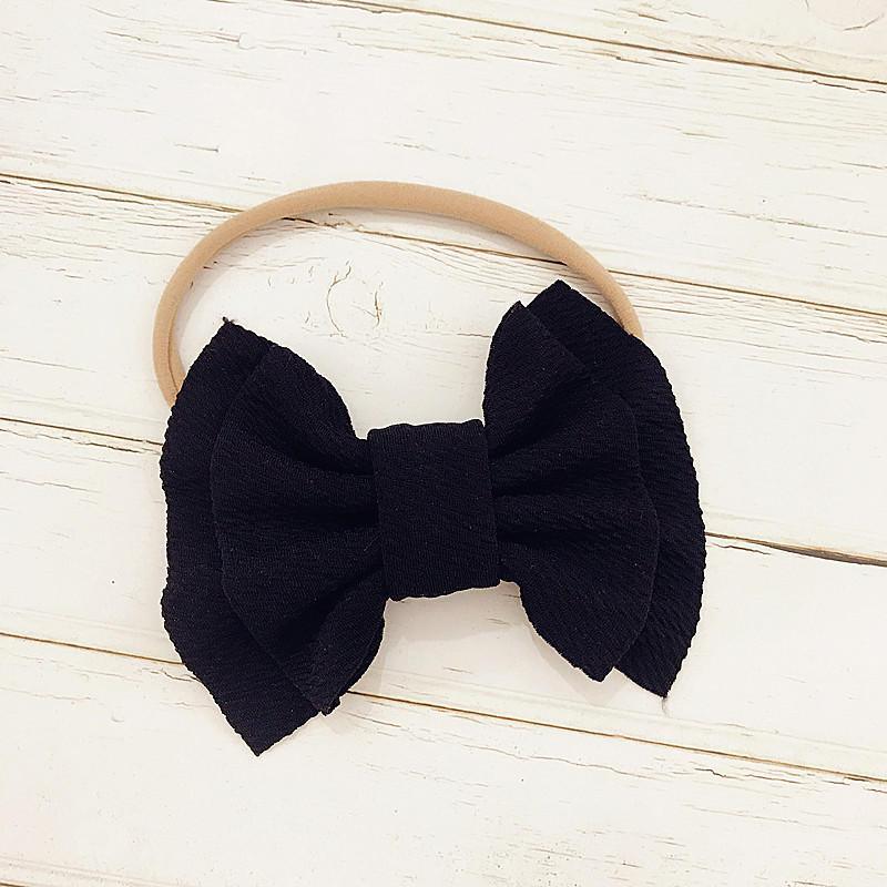 Elegant Floral Headband for Newborns - Soft & Adjustable