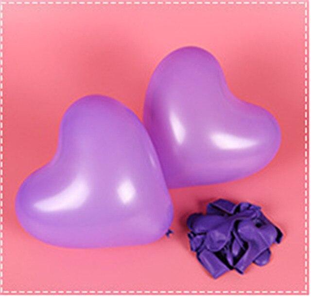100-Piece Heart Shaped Balloons for Every Celebration