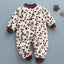 Mono de bebé coral para invierno - Jumpsuit infantil lindo y acogedor