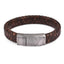 Handmade Luxury Modern Leather Braided Bracelet for Men