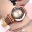 Luxury Gradient Dial Women's Watch with Milan Strap
