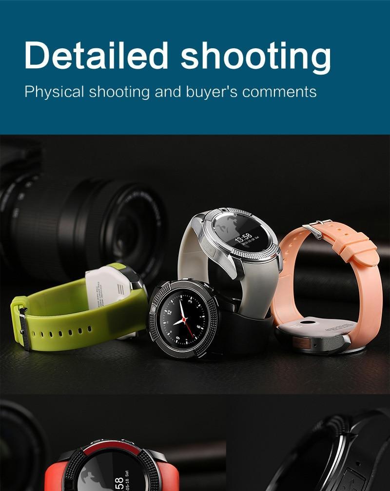Premium Smart Watch for Android & iOS with SIM and Camera