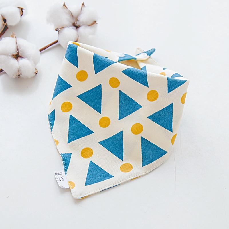 Adjustable Cotton Cartoon Bandana Bibs for Babies