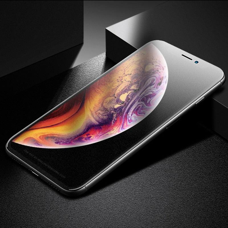 Protector de Pantalla de Vidrio Templado Mate Premium para iPhone