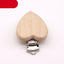 Premium Beech Wood Pacifier Clip - Cute Elephant & Heart Design