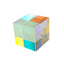 1Pcs Six-Sided X-Cube Bright Light Cube Stained Glass Prism Beam Splitting Prism Optical Experiment Instrument Optical Lens - Korvel