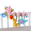 Colorful Animal Rattle Stroller Toy for Infants
