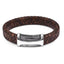 Handmade Luxury Modern Leather Braided Bracelet for Men