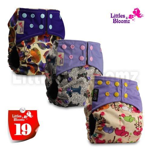 Modern Luxury Printed Washable Cloth Diaper Set