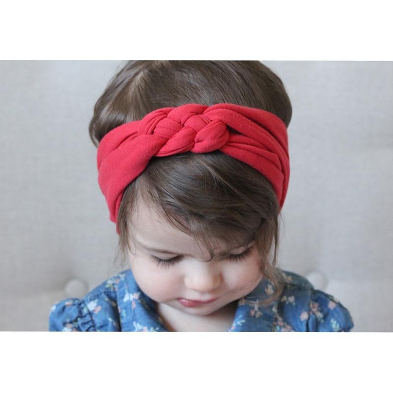 Bandeau en Noeud Fait Main de Luxe pour Filles