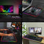 Tapis de souris de jeu RGB premium avec design de carte du monde