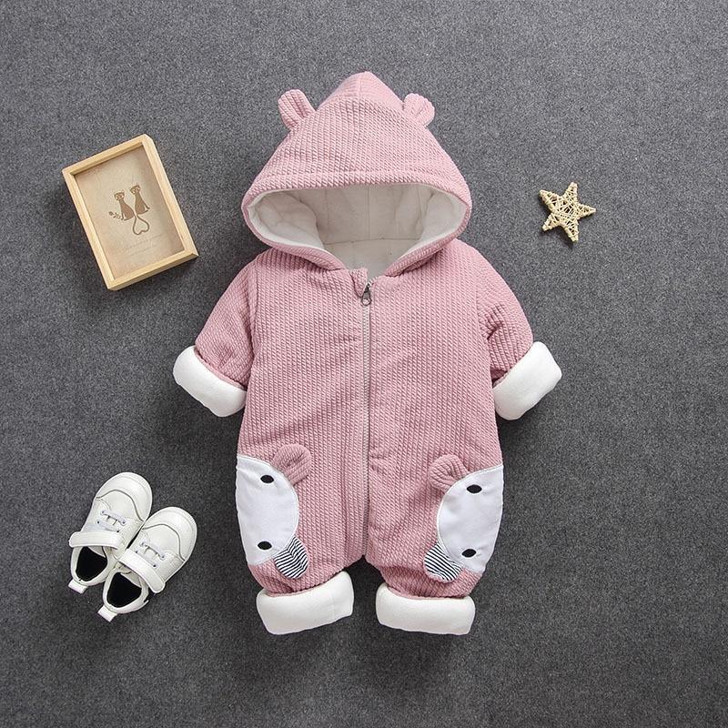 Stylish Baby Newborn Snowsuit - Warm Cotton Puffer Jacket