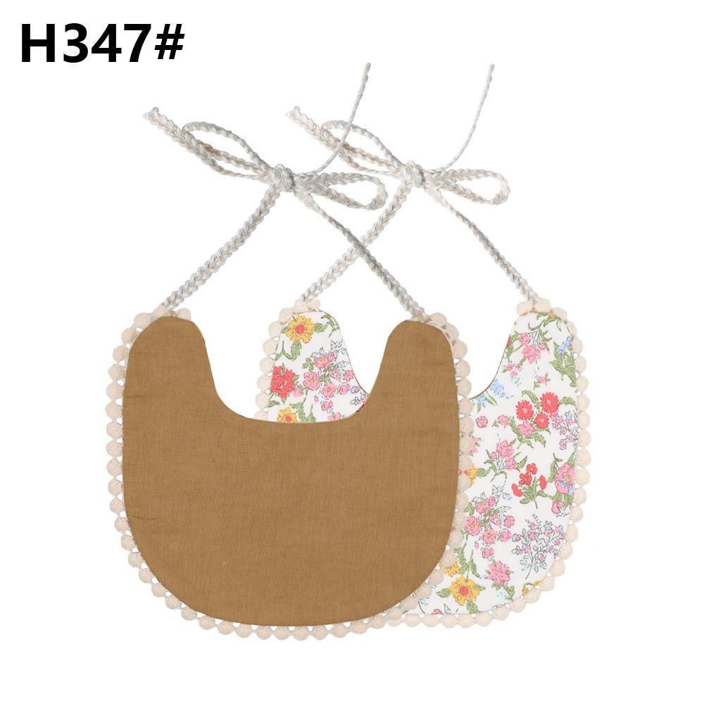Bavoirs Floraux de Luxe Faits Main - 100 % Coton et Imperméables