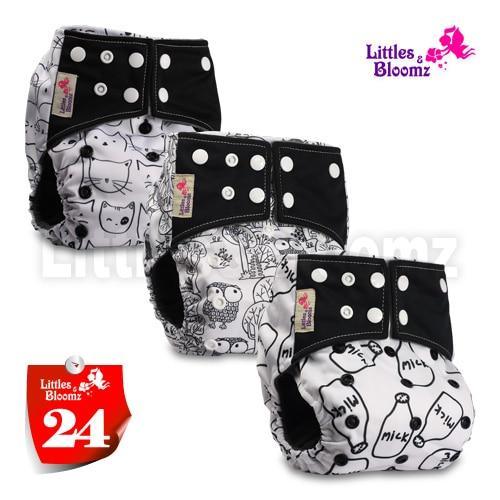 Modern Luxury Printed Washable Cloth Diaper Set