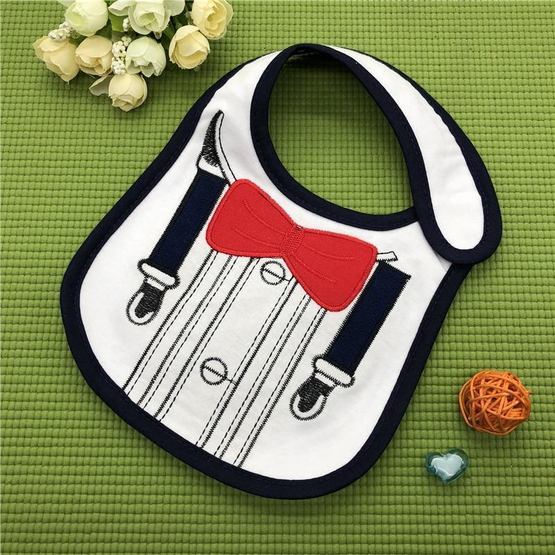 Bibs de bebé de algodón moderno de lujo - Bandana impermeable para infantes