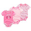 3-Piece Modern Baby Bodysuit Set - Unisex Unicorn Design