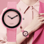 Montre en cuir pour femmes élégante - Design minimaliste
