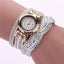 Montre Bracelet en Rhinestones pour Femmes en Quartz Doré Élégant