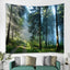 Beautiful Natural Forest Printed Large Wall Tapestry Wall Art Decor - Korvel