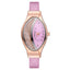 Montre de luxe élégante pour femmes avec bracelet en cuir