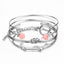 Luxury Gold Crystal Circle Arrow Bracelet Set for Women