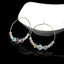 Fashion Summer Square Crystals Link Chain Stretch Charm Bracelets