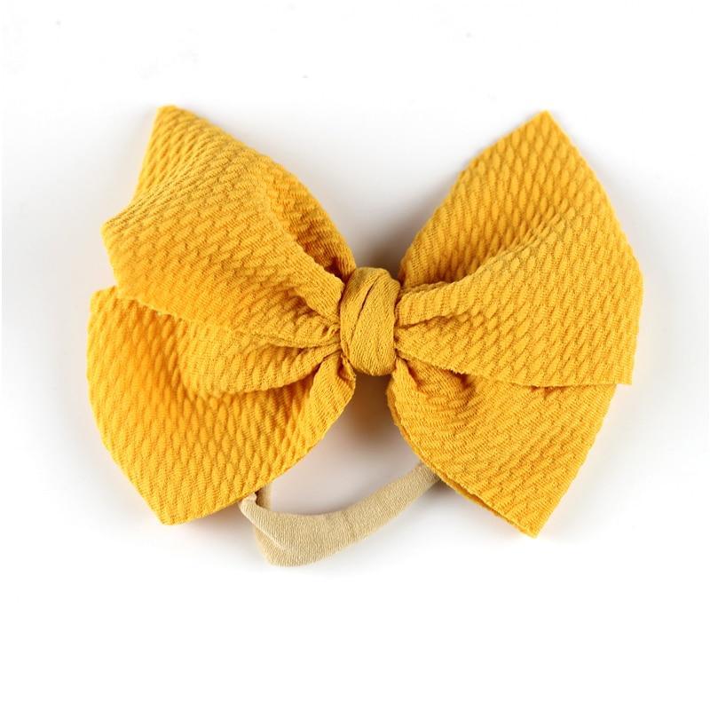 Bandeau Stylé pour Filles Bébé avec Grand Nœud