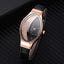 Montre de luxe élégante pour femmes avec bracelet en cuir