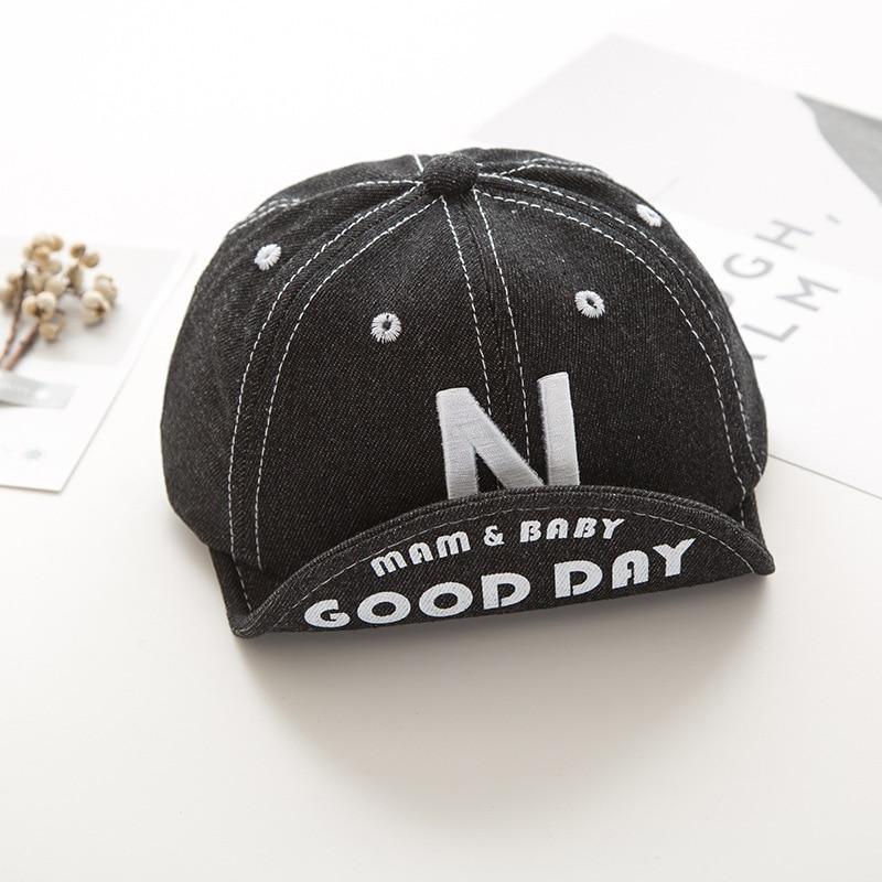Casquettes de baseball en coton ajustables pour bébés et enfants