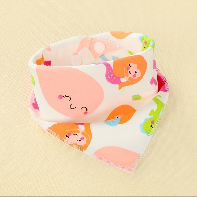 Baberos de Algodón Premium para Bebés - Ajustables y Súper Absorbentes