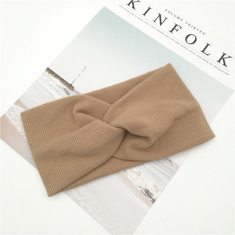 Bandeau pour bébé moderne fait main - Bonnet en coton doux pour filles