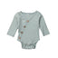 Elegant Handmade Baby Long Sleeve Romper for Newborns