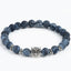 Elegant Tiger Eye Bracelet with Lion Head Charm