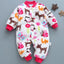 Mono de bebé coral para invierno - Jumpsuit infantil lindo y acogedor