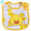 Bib de bebé de algodón con diseño de dibujos animados - Impermeable y cómodo