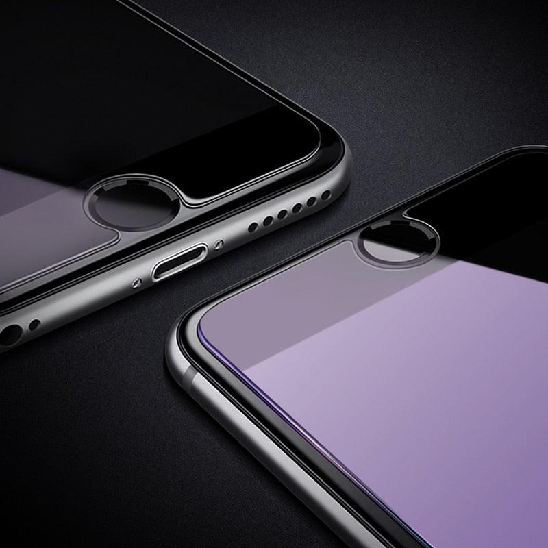 Protector de Pantalla de Vidrio Templado Anti Luz Azul en Paquete de 2 para iPhone