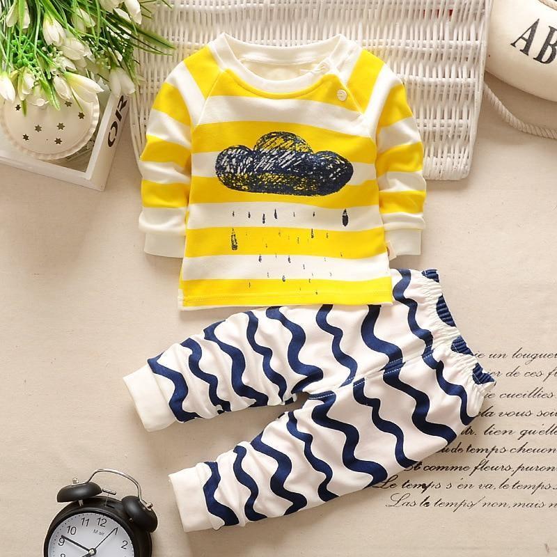 Premium Cotton Baby Boy Outfit Set with Cartoon Designs