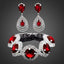 Elegant Wedding Bridal Jewelry Set with Rhinestones and Crystals