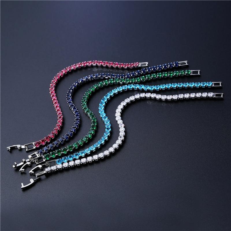 Elegant Cubic Zirconia Tennis Bracelet for Men and Women